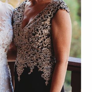 Jovani beaded evening gown